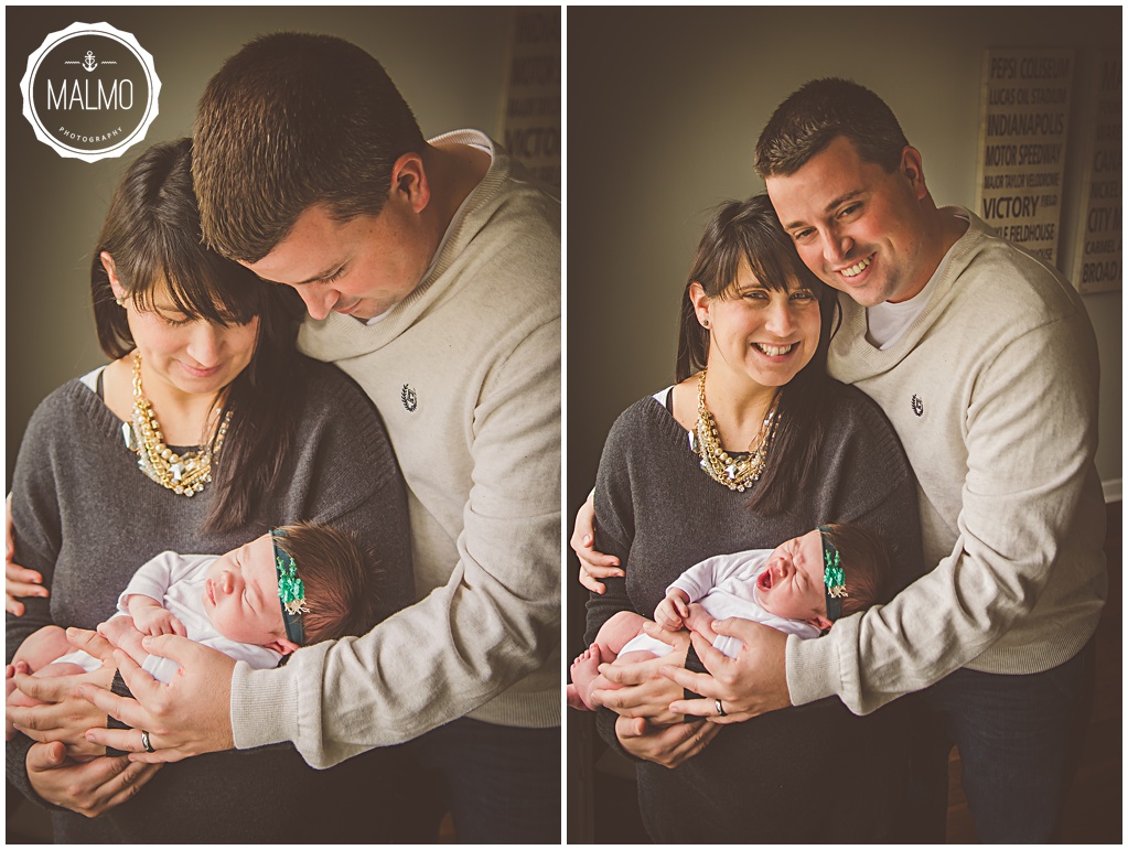 Happy Family Newborn Photography