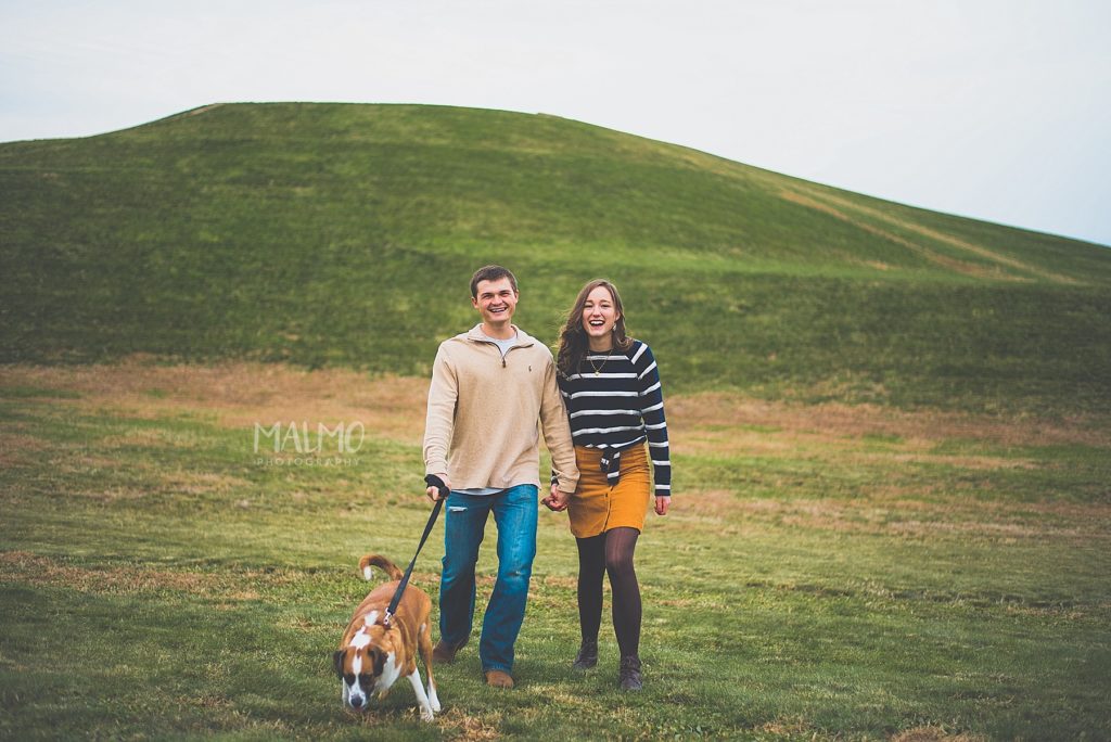 Engagement-Photos-Couple-Outdoor-Love-Dog