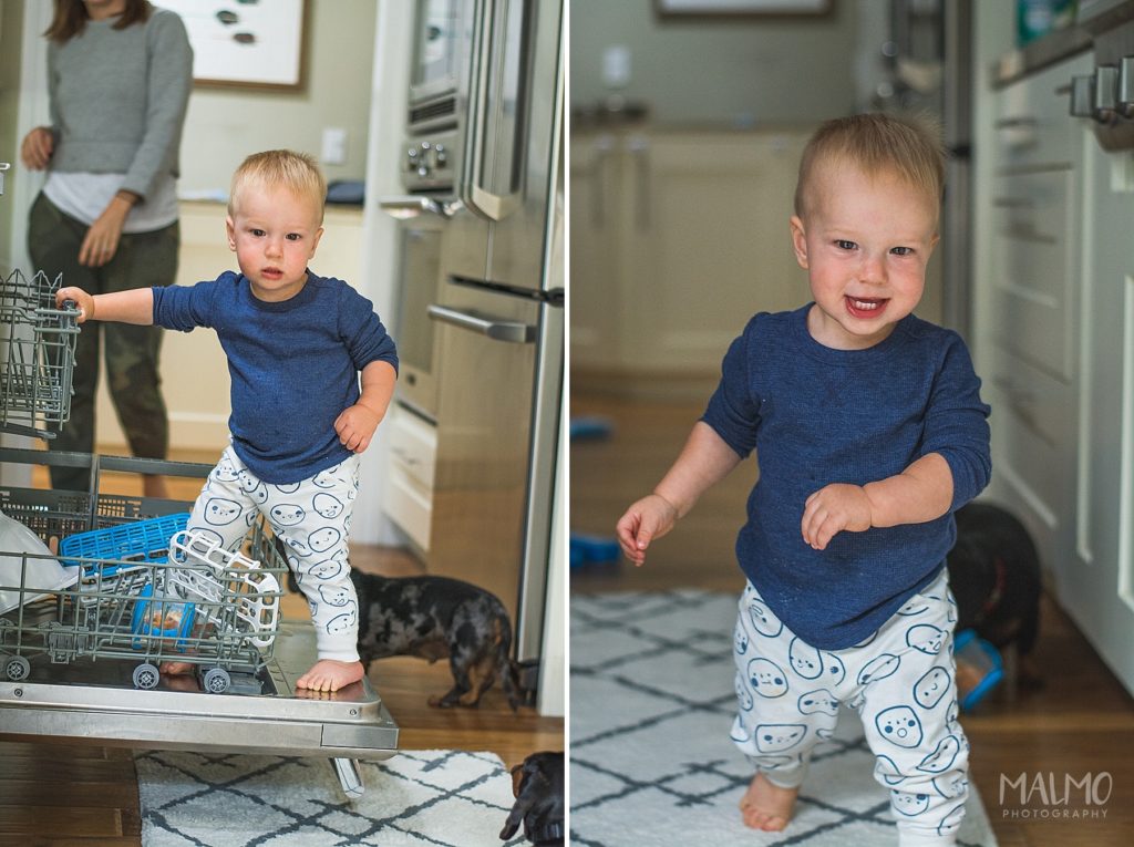 Lifestyle-Photography-Family-California-Toddler-Dishwasher